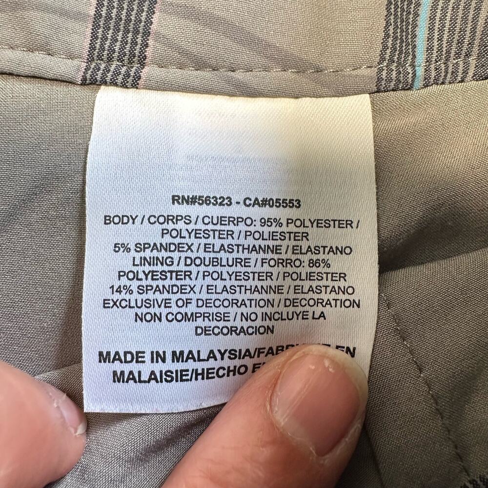 Nike Women Golf Skirt Skort Gray Plaid Med - Picture 5 of 9